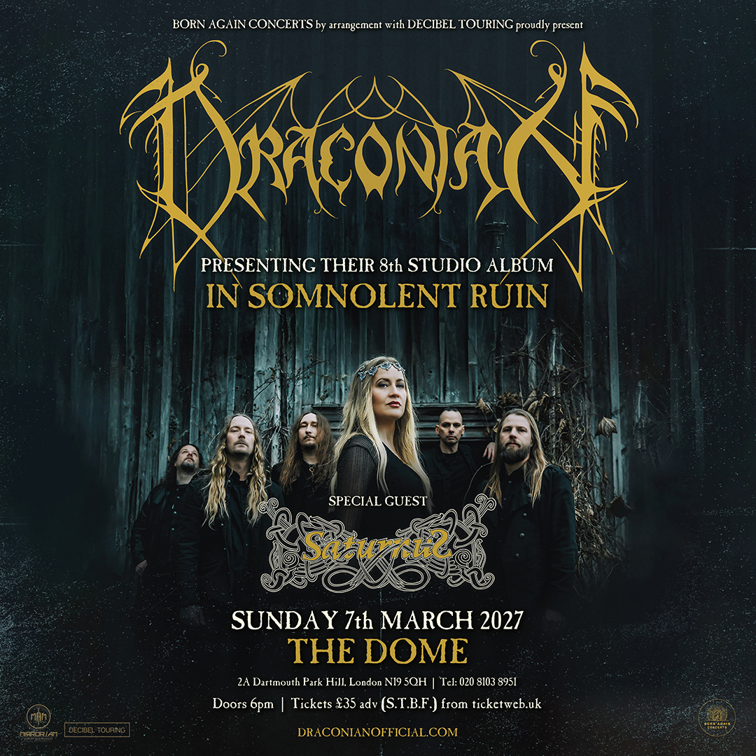 DRACONIAN at The Dome - London — event image